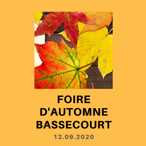Foire d’automne à Bassecourt 12.09.20